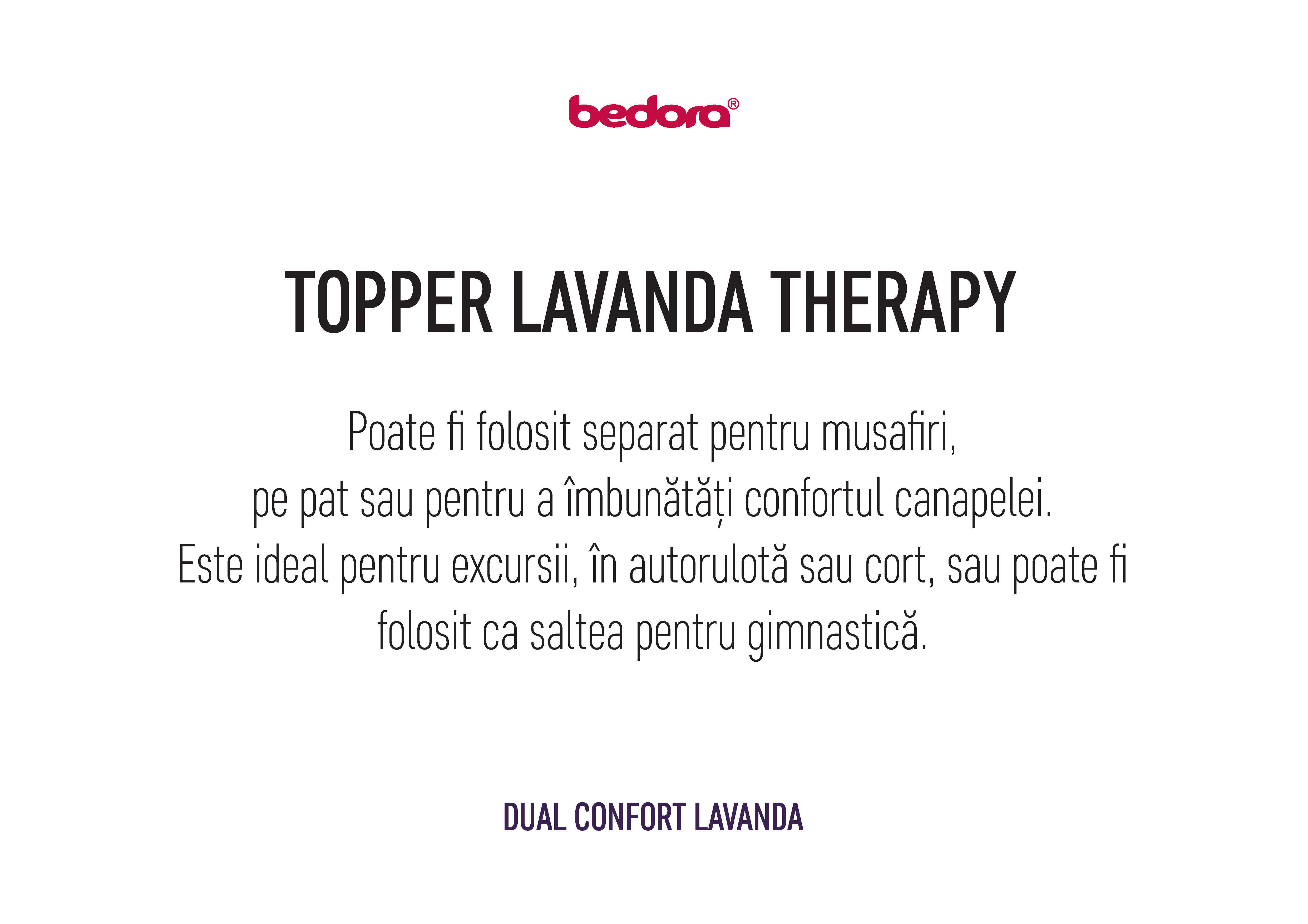 Topper Dual Confort Lavanda
